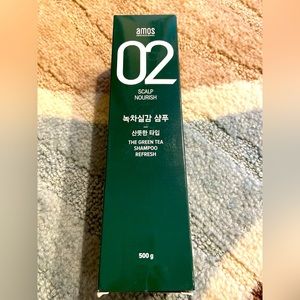 AMOS PROFESSIONAL The Green Tea Shampoo Refresh [For Oily Scalp] 17.6oz (500g)
